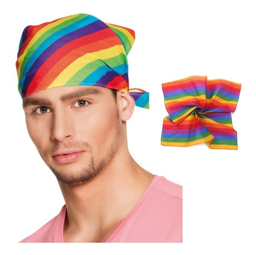 Pañoletas Lgtb Bandanas Arcoiris Orgullo Lgtb Pride 53x53cm 