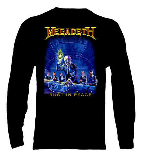 Polera Manga Larga Megadeth - Rust In Peace - Ver 06