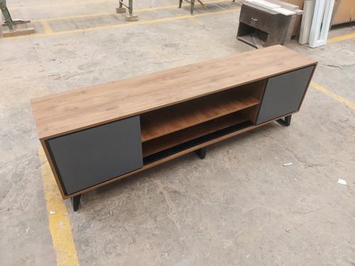 Mesa Tv 200*60*40 Mdp Patas De Madera