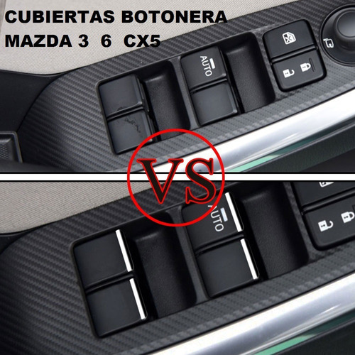 Accesorios Mazda 3 6 Cx5 Cubierta Botones Elevavidrios 7 Pc