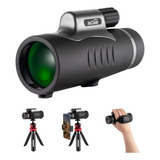 Telescopio Monocular Hd 10x42, Prisma Impermeable Con Acceso