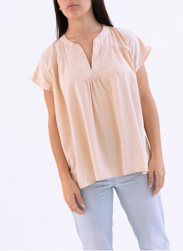 Blusa Poplin Detalle Escote 24-40