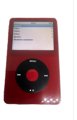 iPod Classic Quinta Gen 80gb Rojo Con Negro