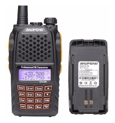 Radio Ht Walk Talk Dual Band Uhf Vhf Fm Baofeng Uv-6r 7w