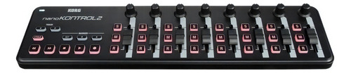 Controlador Midi Korg Nanokontrol2 Color Negro