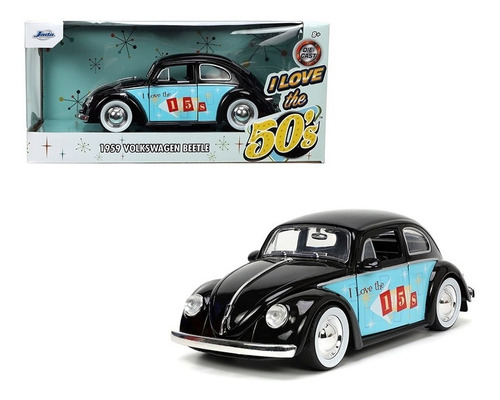 Jada 1:24 1959 Volkswagen Beetle Vocho Clasico 50's