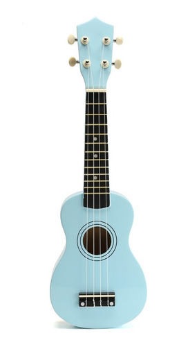 Ukelele De Madera Soprano Con Funda Manual Y Lecciones