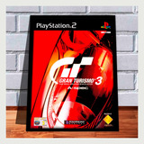 Quadro Decorativo Capa A3 33x45 Gran Turismo 3 A-spec Ps2