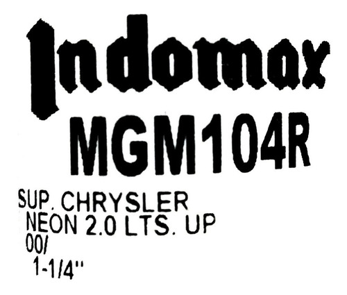 Manguera Superior Radiador Chrysler Neon 2.0 Mgm104r 00-2005 Foto 2