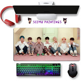 Mouse Pad Largo Grande Bts Rosa Bangtan Sonyeondan 40x90cm