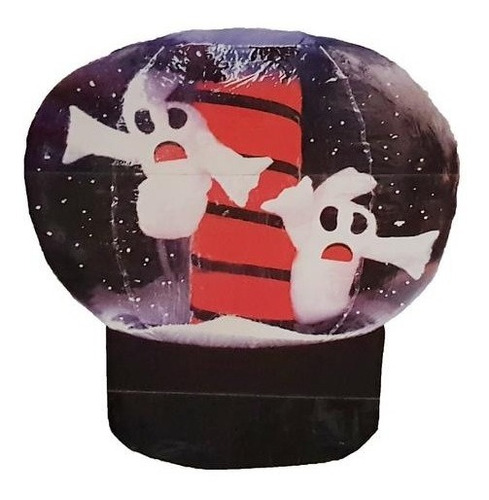 Inflable Decoracion Exterior Halloween Fantasmas 1.40 Mts