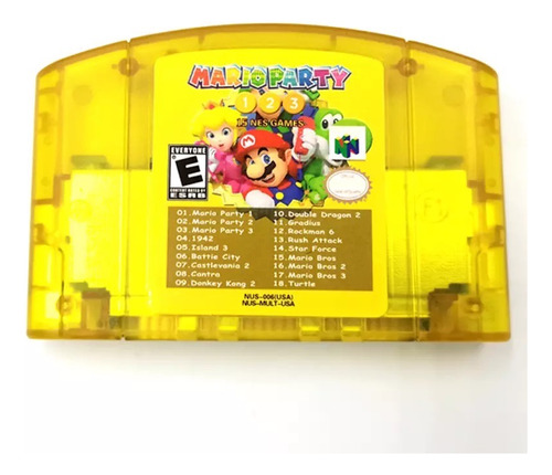 Mario Party 1 2 3 N64 Nintendo 64 +15 Nes Contra 
