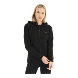 Poleron Lippi Jacaranda Nano-f 14 Zip Hoody Mujer Negro