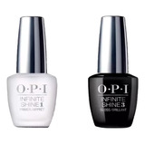 Kit Uñas Opi Base Primer + Top Coat Gloss Infinite Shine