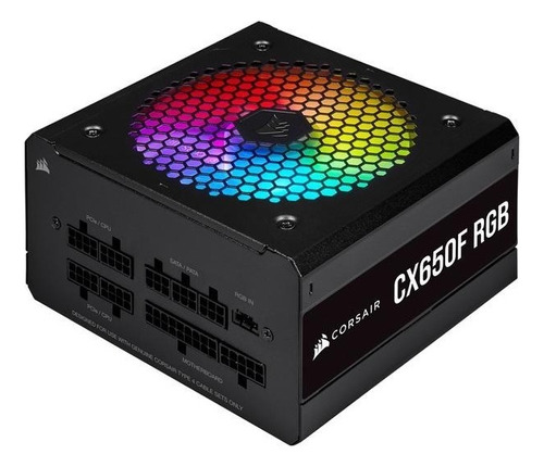 Fonte De Alimentação Corsair Cx650f Rgb 650w 80 Plus Bronze