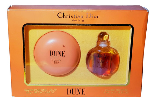 Perfume Miniatura Dune Y Mini Jabón 1991 Christian Dior 