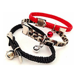 Collar Waw Pet Gatos Perros Elastizado Simil Cuero S 25cm