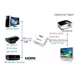 Adaptador Conversor De Hdmi A Rca Full Hd 1080p