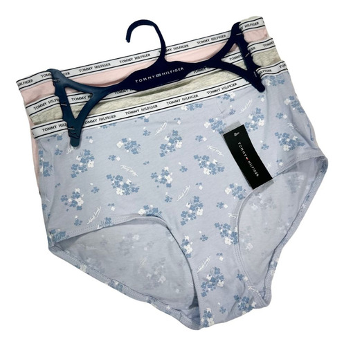 Set 3 Piezas Panties Hipsters Dama Original Tommy Hilfiger