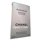 Perfume Chanel Platinum Egoiste Pour Homme - 100ml -original