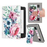 Funda Vori Para Kindle Paperwhite 11ª Gen, Pu Peony Con Auto