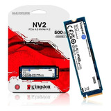 Ssd Kingston 500gb M.2 Nvme Nv2 2280 Pci-e Gen 4.0 3500mb/s