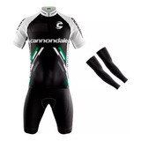 Conjunto Ciclismo Bermuda E Camisa Cannondale