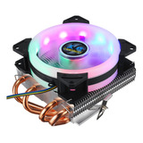 Cpu Cooler 4 Heatpipes 90mm 4pin Led Rgb Ventilador De Refri