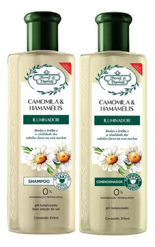  Flores E Vegetais Camomila & Hamamélis Kit Shamp & Cond