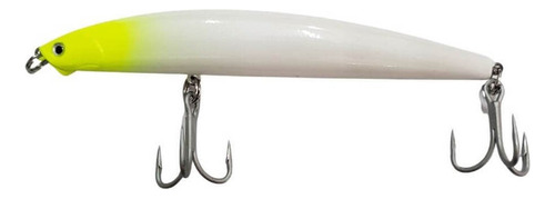 Isca Sea Minnow 15cm 33g Pesca Oceanica Sea Fishing Cor Cabeça Limão