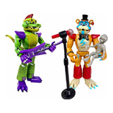 Glam Rock Freddy + Monty Gator Combo Security Breach 22cm