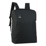 Mochila Ejecutiva Porta Notebook Travel Tech Acolchada Color Negro