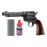 Revolver Aire Comprimido Colt Saa Co2 4,5mm Metal + Combo