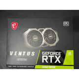 Placa De Video Nvidia Msi Ventus20 Series Rtx 2060 Geforce