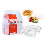 Kit 100 Pote Descartável 150ml Freezer Microondas Marmita