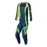 Conjunto Motocross Fox 180 Venz Niños Solomototeam