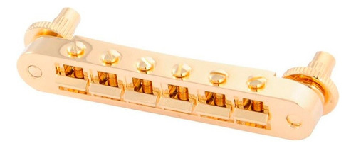 Ponte Gibson Pbbr040 Tune-o-matic Dourado Para Les Paul