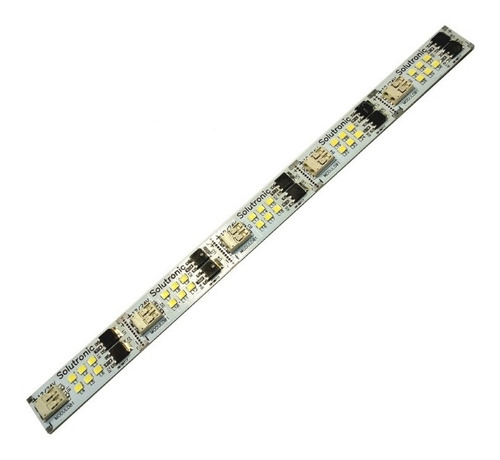 Plaqueta Luminaria Tira Led 12/24v Fraccionable Autoadhesiva