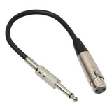 Conector Xlr Hembra De 3 Pines A Estéreo De 1/4