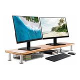 Gran Soporte De Doble Monitor Para Pantallas De Computadora,