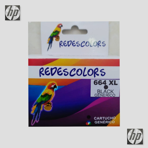 Cartucho Hp Genérico 664 Xl Color Negro 