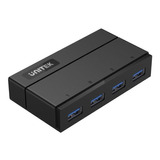 Hub Adaptador 4 Puertos Usb 3.0 Carga Rapida Bc1.2 Unitek