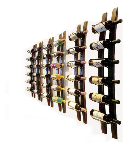 Estante De Vino Montado En La Pared | Estante Colgante Para.