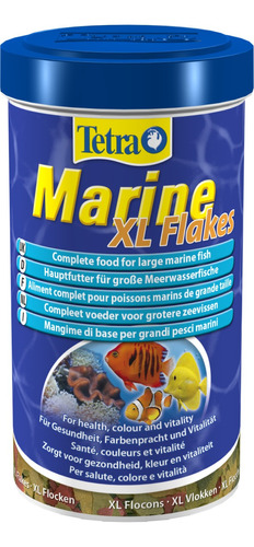 Tetra Marine Xl Flakes 80g Alimento P/peces Marinos Escamas