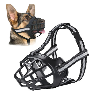 Bozal Para Perro Grande Alta Calidad - Bozal Perro Resistente Grueso Polímero Reflectante Ajustable 2 | MercadoLibre
