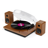 Tocadiscos Mersoco Bluetooth, Vinilo A Mp3, 30 W, 3 Velocida