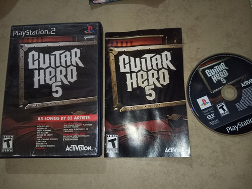 Juego De Guitar Hero 5 Para Ps2 Físico Original 