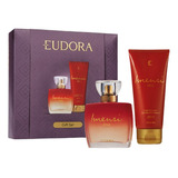 Presente Kit Perfume Eudora Colônia Imensi Alive 100ml Fragrância Feminina E Vibrante 