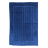 Toalha De Piso Scala Antiderrapante 100% Algodão 86x60cm Cor Azul Liso