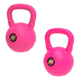 Set De 2 Pesas Rusas 10 Kg + 12 Kg Kettlebell